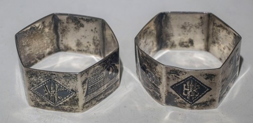 Vintage niello tula - niello, silber