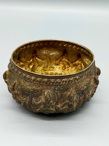 Antike asiatische silberschale - antike,