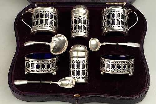 Silber gewürzset 925 - gewürzset,