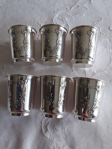 Versilberte becher vintage - versilberte,