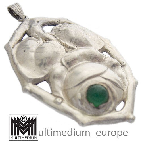 Jugendstil silber chrysopras - jugendstil,