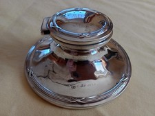Tintenfaß, Sterlingsilber