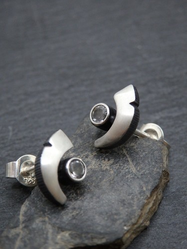 925 silber ohrstecker - -,