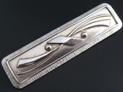 Brosche silber 900 handarbeit - silber,