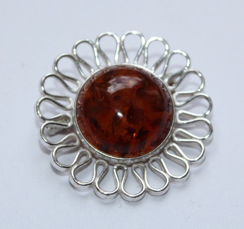 Vintage brosche silber 835 - vintage,
