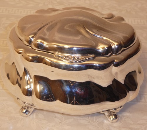 Große zuckerdose 835 silber - große,