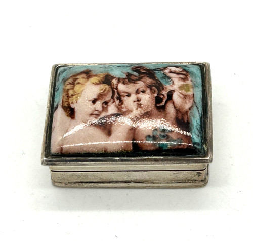 Sterling silber pillendose 925 - pillendose,