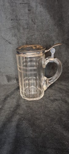Antiker bierkrug glas mit - glas,