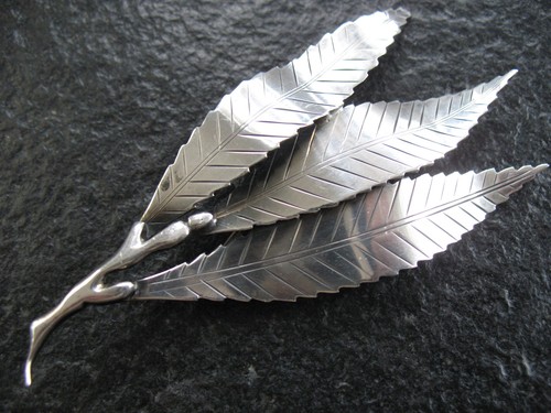 Brosche silber 925 gertrud - brosche,