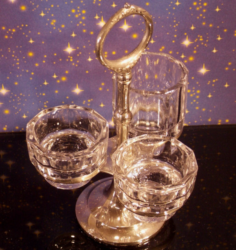 Antik menage jugendstil - jugendstil, silber