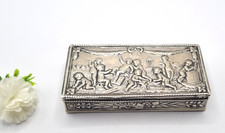 Jugendstil Silber Pillen Tabak