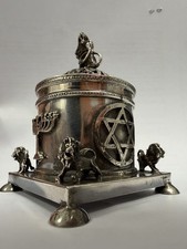 Russisches Silber Dose Judaika