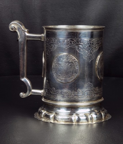 Breslau silber humpen barock - breslau,