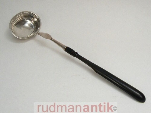 Antike suppenkelle silber - suppenkelle, 12