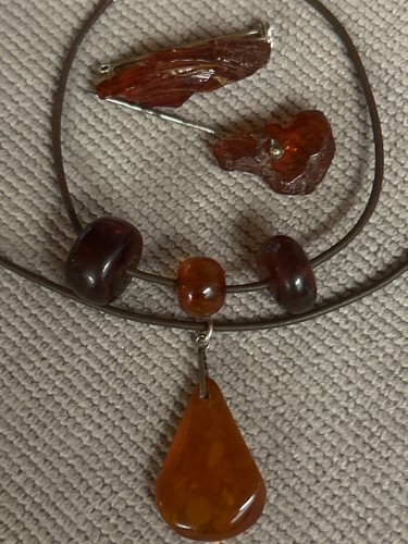 Vintage bernstein schmuck set - vintage, bernstein-schmuck-set