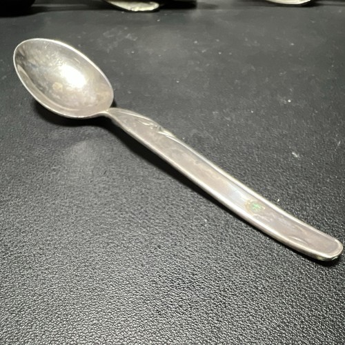 Antiker löffel silberfarben - löffel,