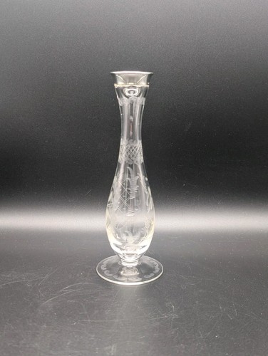 Kristall vase mit 925 - 925, sterling