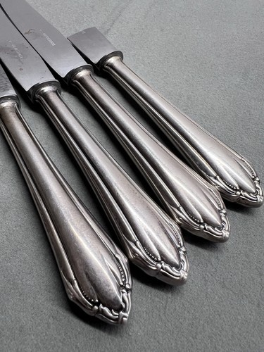 Taffelmesser silber 800er - 4x,