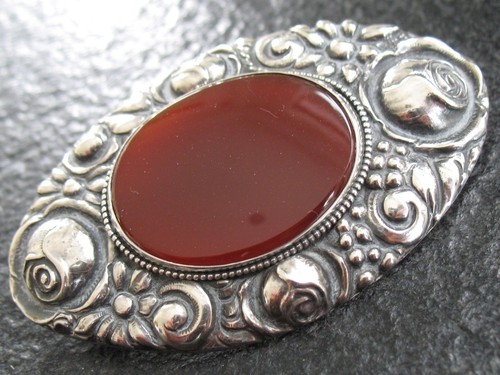 Brosche silber 800 - 800, jugendstil