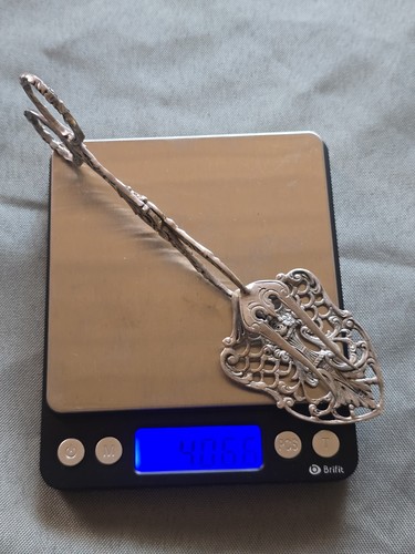 Alte gebäckzange aus 800er - alte,