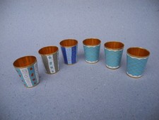6 russische Wodka Becher