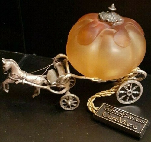 Silberminiatur pferdekutsche - silberminiatur,,