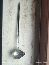 antike silberne Schöpfkelle