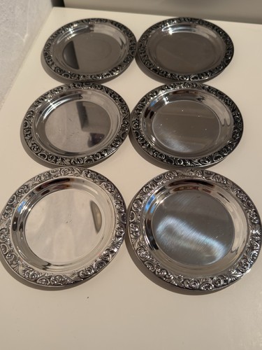 Silber untersetzer barock - ,