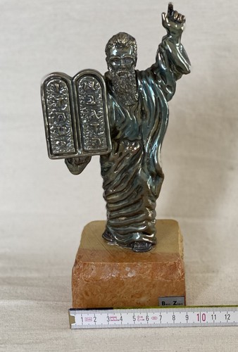 Moses statue silber - moses,
