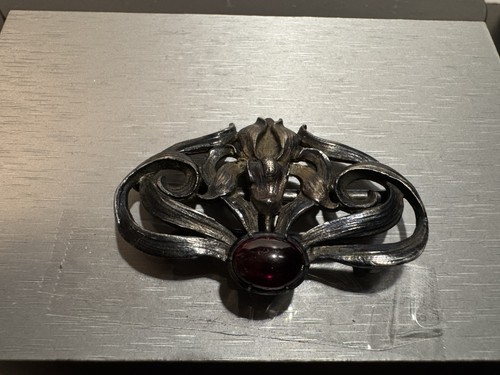 Jugendstil brosche 800 silber - jugendstil,