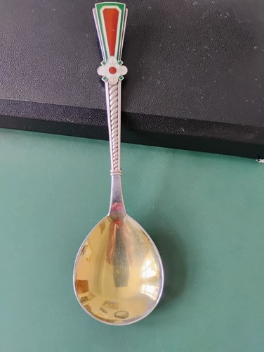 Silber löffel mit punze - silber,