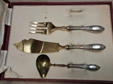 Antikes Fisch-Vorlegebesteck/