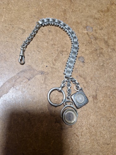 Antike taschenuhrkette silber - taschenuhrkette,