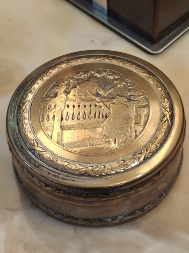 Runde box silber - runde,