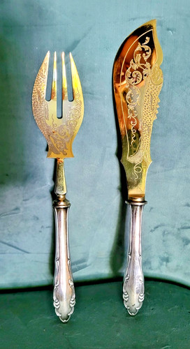 Vintage fischvorlegebesteck - vintage,