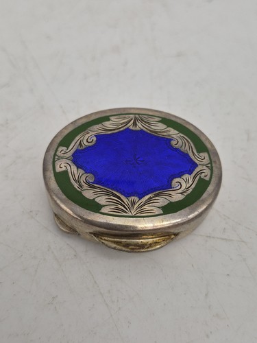Silber 925 art deco pillendose - art,