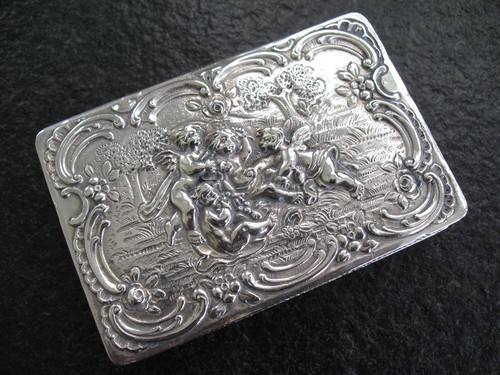 Schnupftabakdose silber 800 - silber,