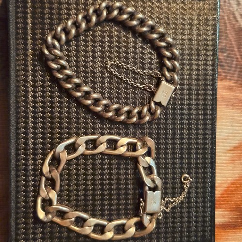 Panzerarmbänder silber 835 - silber,