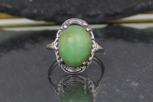 Art deco aventurin silberring - deco, aventurin-silberring