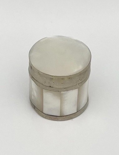 Pillendose perlmutt muschel - pillendose,