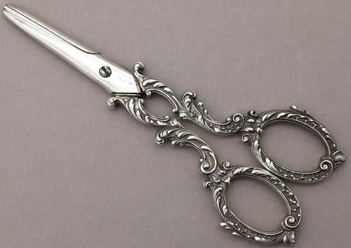 Traubenschere silber 800 - traubenschere,