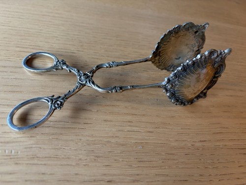 Große gebäckzange 800 silber - große,