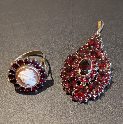 Antiker granat schmuck - antiker,