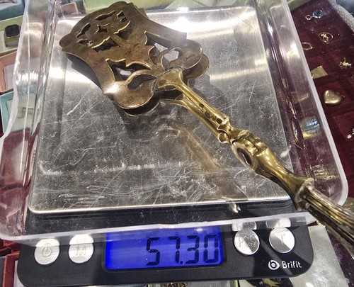 Silberzange 800 gestempelt